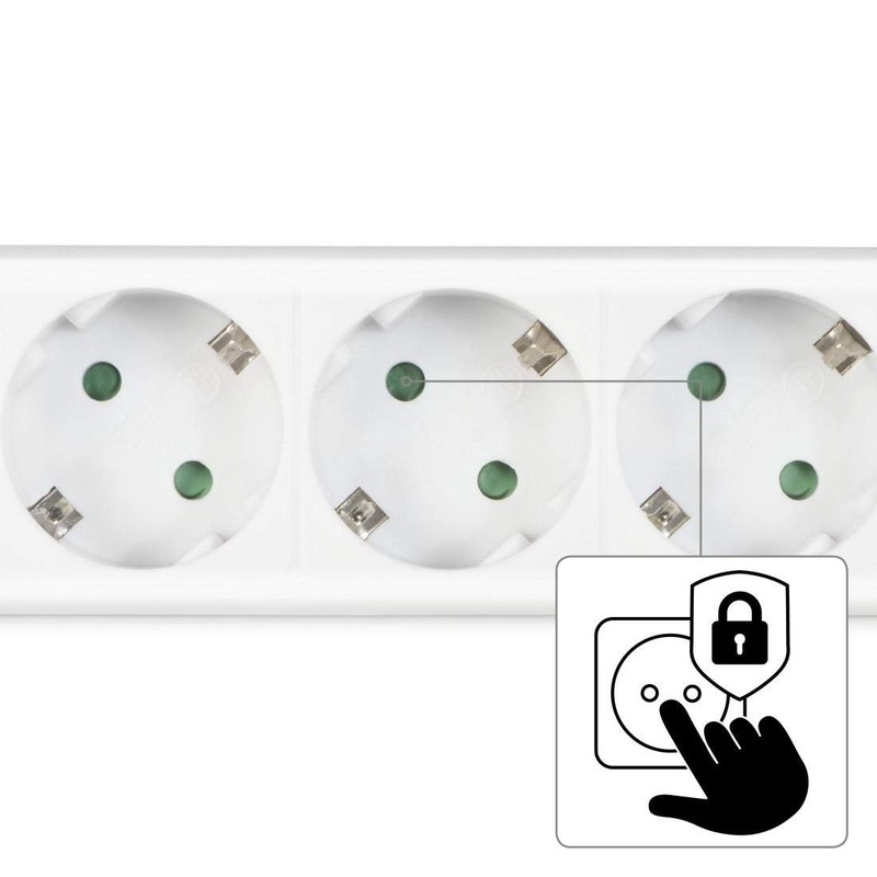 Hama Multiple Socket Strip, 6 Sockets