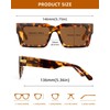 JM Fully Magnified Reading Sunglasses Women with Spring Hinge, Fashion