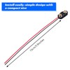 BBTO 9v Battery Connector 9v Battery Connector Clip Long Cable