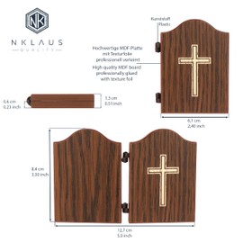 NKlaus 1402 Deva Maria & Jesus Wooden Diptych Skorbjashhaja Bogorodica i Spasitel Icon