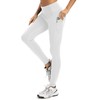 adorence White Leggings for Women, White Yoga Pants for Women(High
