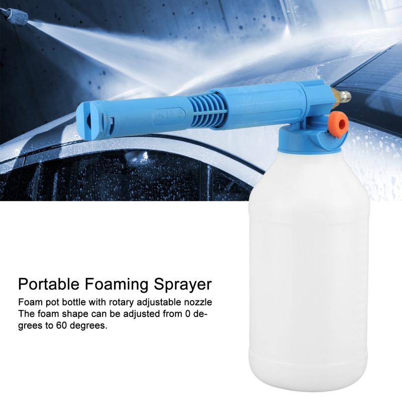 Handheld Pressure Foam Sprayer 1/4 Inch Quick Plug 2000ML Pressure
