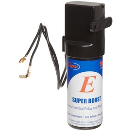 Supco SPP8E E Series Electronic Potential Relay style Hard Start Kit, Greater than 1 Horsepower Range, 189-227F Capacitor Size