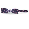 1Pcs Purple with Pink Hearts Acrylic Bow Hair Grip/Slide In