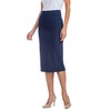 Fishers Finery Ecofabric Ponte - Falda de lápiz de longitud