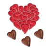 Fruidles Valentine's Hearts, Party Bag Fillers, Red Individually Wrapped Foils,