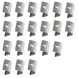 20 Pieces Wind Deflector Clips,Universal Stainless Car Window Winds Rain Deflectors Channel Steel Fixing Retaining Fitting Clip Replacements Fit for Heko G3 Sned,Easy Installation Improve Safety