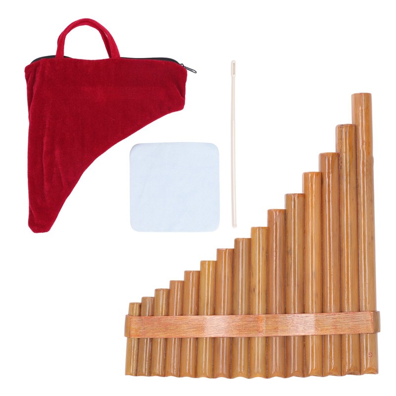 Musical Professional Panpipe Pan Flute 15 Pipes G Key Musical