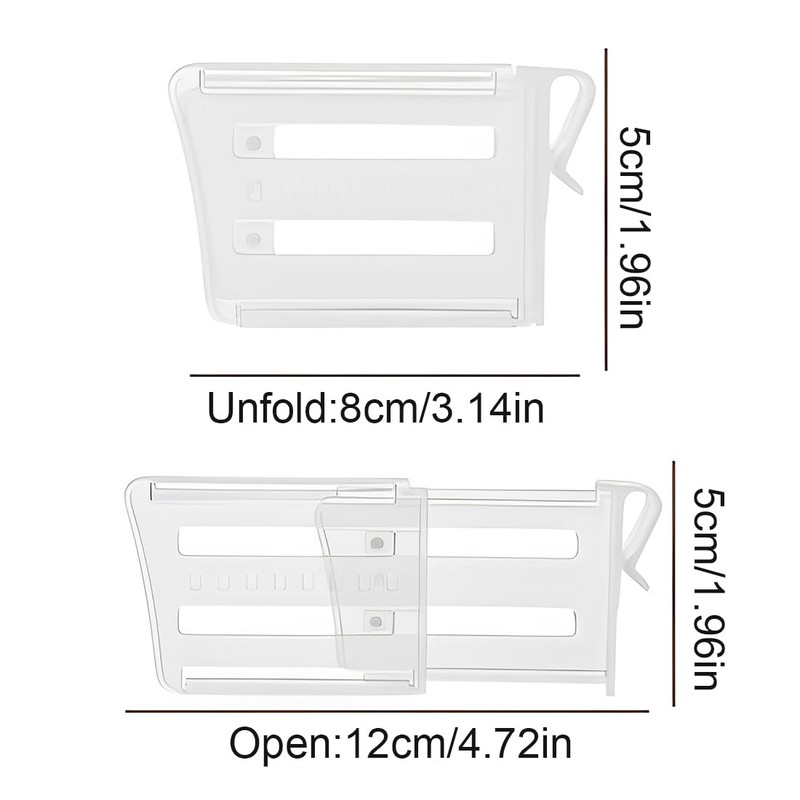 EIHI Pack of 10 Fridge Space Allocator, Fridge Side Door