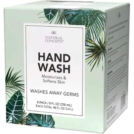 Natural Concepts Handwash, Cleans and Softens Skin, 8 fl oz, 6-bottles