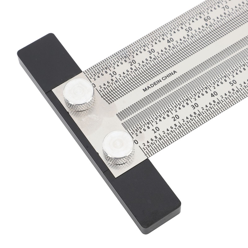 Ultra Accurate Marking T Ruler Stainless Steel Woodworking Scribing T