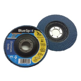 Homesmart 2 Pack 115mm Flap Disc 80 Grit for Angle Grinders Durable Zirconium Oxide Ideal for Grinding, Polishing, and Surface Preparation on Metal, Wood, and More Perfect Tool for DIY Projects