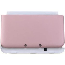 Sonuen Top & Bottom Faceplate Cover Plate Case Housing Shell for 3DS XL/LL Console Front Back Cover (Pink)