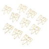 100PCS Metal Crown Paper Clips Multifunctional Rustproof Electroplating Process Prevent