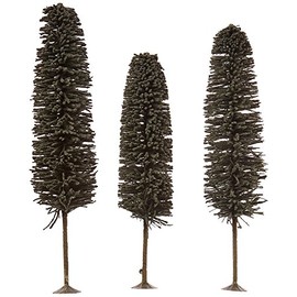 Bachmann Trains - SCENE SCAPES - 8"- 10" CEDAR TREES (3 per box) - O Scale