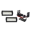 iJDMTOY Rear Bumper Mount Searchlight Reverse LED Light Bars Compatible