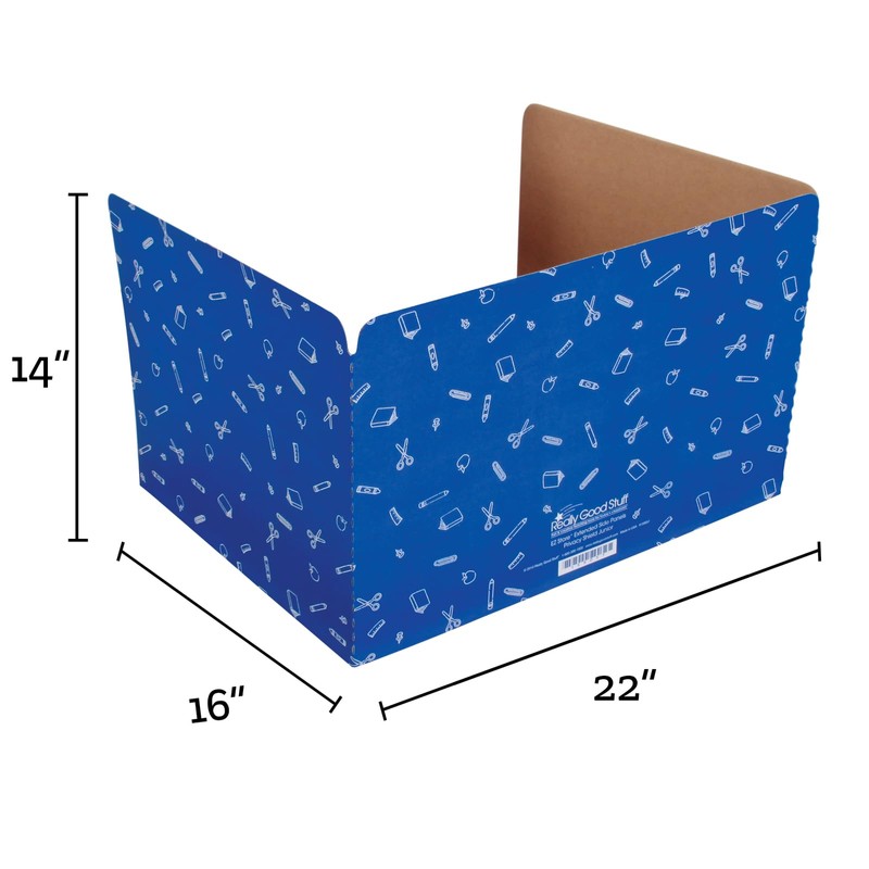 Really Good Stuff Large Privacy Shields for Student Desks –