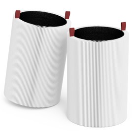 SAKEGDY 47501 47502 Replacement Filter Compatible with Nuwave Oxypure Air Cleaner Purifier Models 47501 and 47502, 2-in-1 Filter with True HEPA + Activated Carbon, 2 Packs