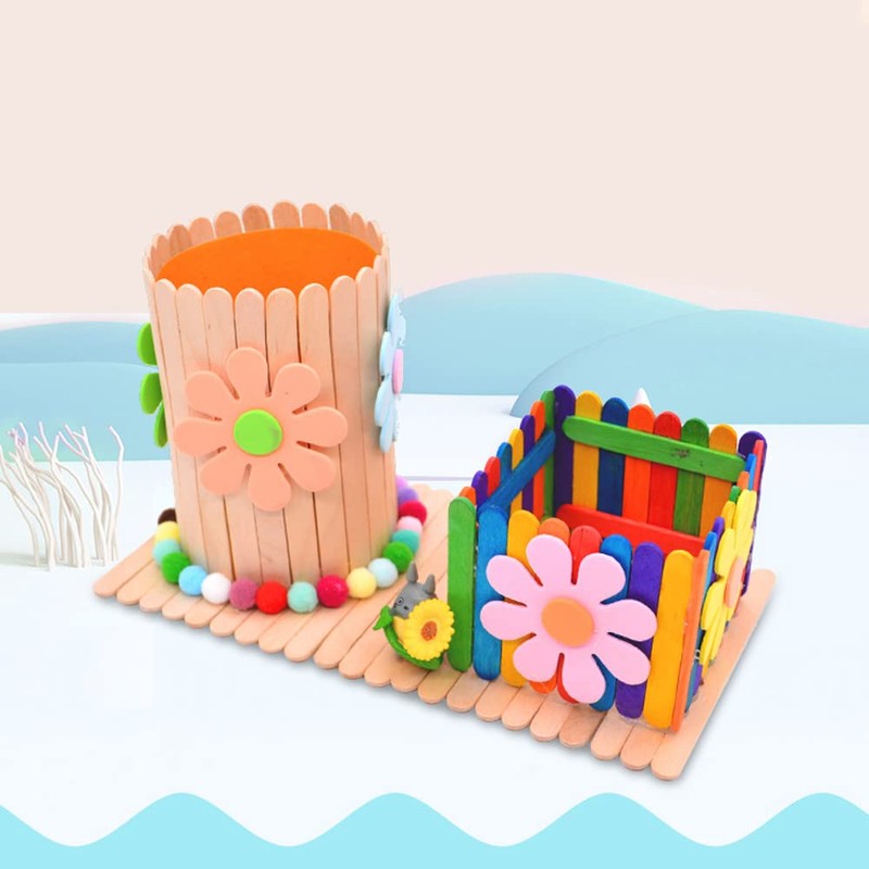 DFsucces Wooden Sticks Muddler Ice Sticks, Wooden Ice Sticks, Handmade,