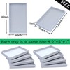 8 Pack Stackable Velvet Jewelry Trays Organizer for Drawers Large