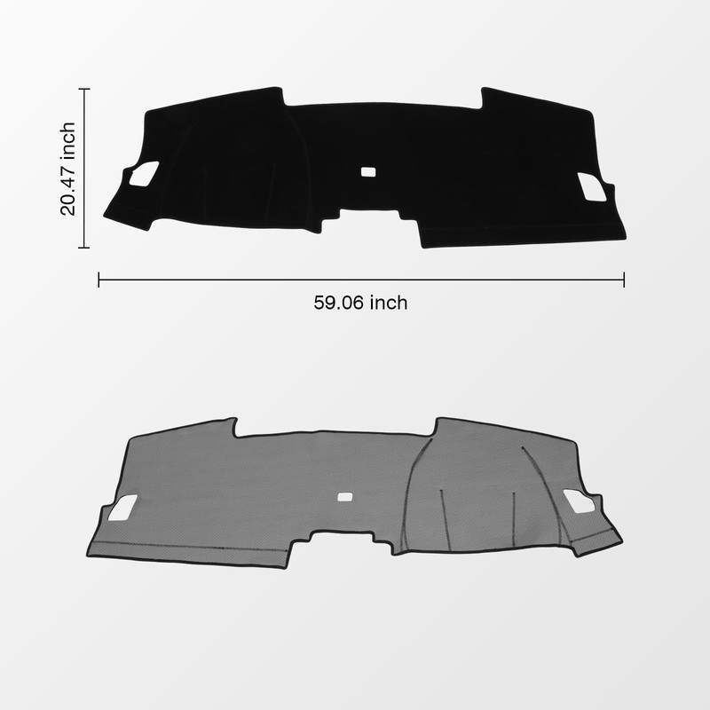 KUST Black Dash Cover for Honda CRV CR-V 2023 2024