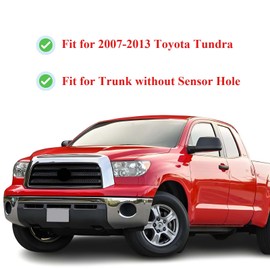 Rear Bumper Steel Bumper Compatible with 2000 2001 2002 2003 2004 2005 2006 Toyota Tundra with Tow Hitch, Texsure Black