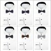MEIANJU wedding bow tie Men's Bow ties Adjustable Pre-tied Bow-ties