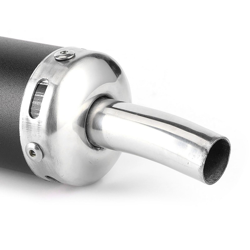 Stainless Steel Exhaust Muffler Silencer 20mm/0.8in Modified Parts for 2