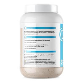 NutraOne ProteinOne Whey Protein Promote Recovery and Build Muscle with a Protein Shake Powder for Men & Women (Cookies & Cream, 2 LB)