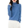 Chanyarn Women's 100% Merino Wool Turtleneck Pullover 2024 First-Line Ready