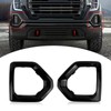 BINQIGOO 1 Pair Front Fog Light Bezel Cover Exterior Trim