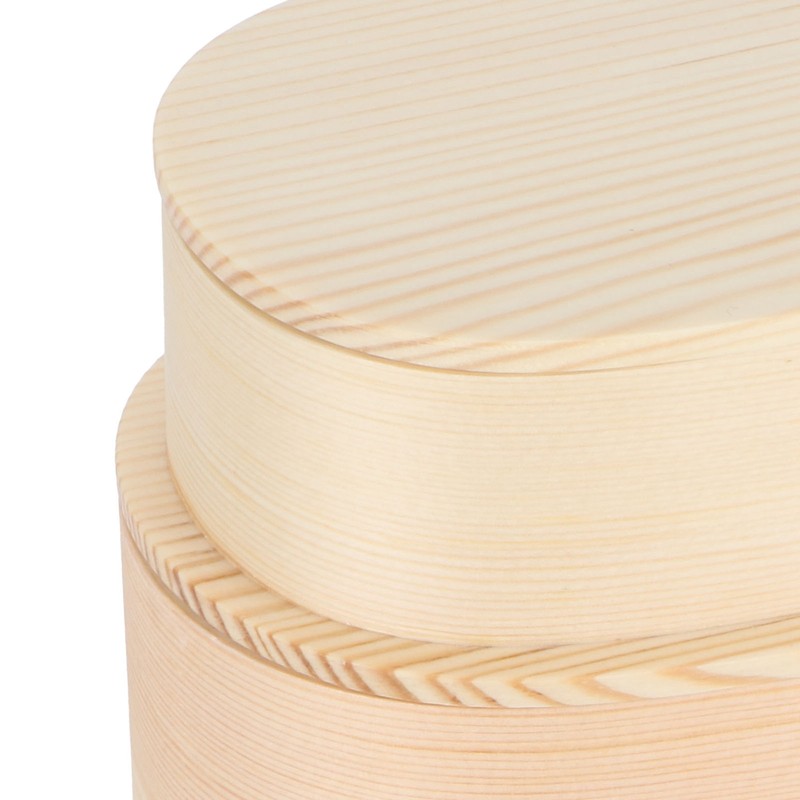 Lunch Box Set Japanese Style Wooden Food Storage Container for