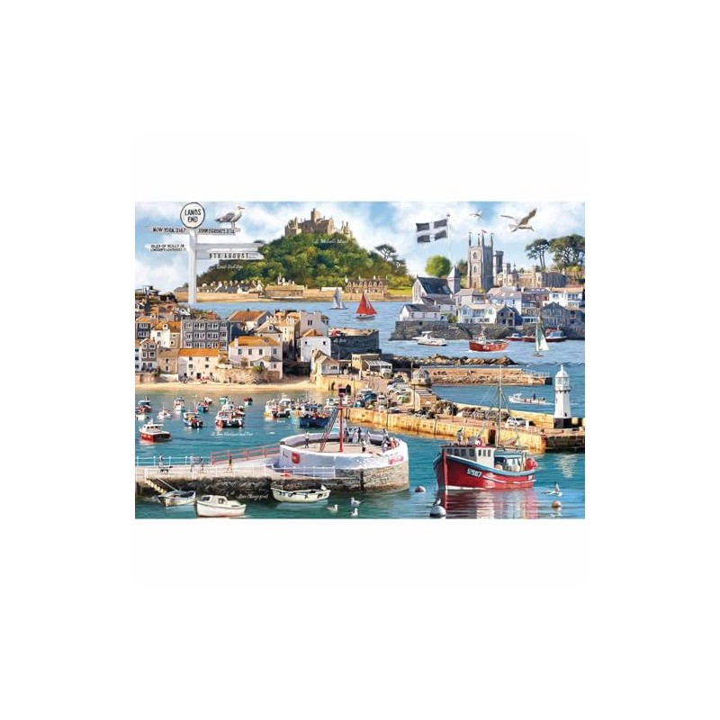 JIGSAW 1000 PIECE RECTANGULAR CORNWALL M