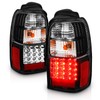 AmeriLite for 1996-2002 Toyota 4Runner LED Replacement Black Tail Lights
