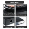 4 Pack Box Files A4,Plastic Box File with Lid,40mm Spine