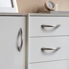 JIASENBAO 10 Pack Brushed Nickel Cabinet Pulls 3 Inch Arch