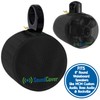 Black Waterproof 600D Marine Wake Tower Speaker Covers – Large