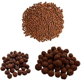 Naisha Natural Rudraksh 121 Piece Loose RUDRAKSHA Beads Mala, Genuine Himalayan Meditation Prayer Beads, Bodhi Beads 8-14mm Beads Jewelry Making, DIY Big Lot 3 Different Size Beads