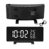 Digital Clock 3 Color Projection LED Switch Display Time Clock