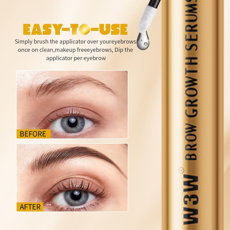 Eyebrow Growth Serum,W3W Eyebrow Enhancer for Boost Lash Growth Serum,