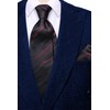Hi-Tie Men Ties Sets Silk Stripe Paisley Necktie Pocket Square