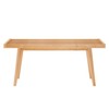 Plank+Beam Entryway Bench, Wooden End of Bed Bench for Bedroom,