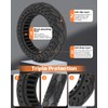 SYACHI 10 x 2.5 Honeycomb Tire,60/70-6.5 Air pocket,Solid Tire for