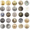 KENDANY 11 Piece Antiqued Bronze Metal Blazer Button Set -