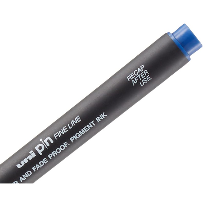 Uniball Pin Drawing Pen 0.3mm - Colour: Blue