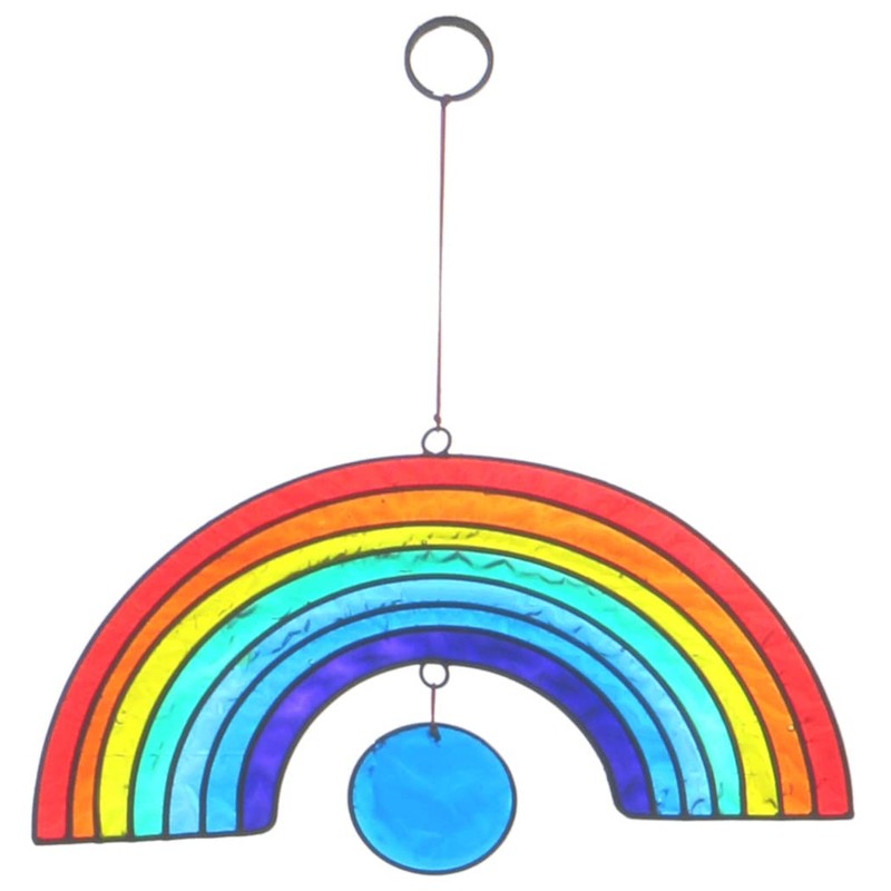 Purity Style Rainbow Suncatcher with Bead