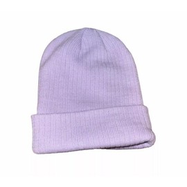 CALIA NEW Calia Ribbed Knit Womens Beanie Lavender One Size F298