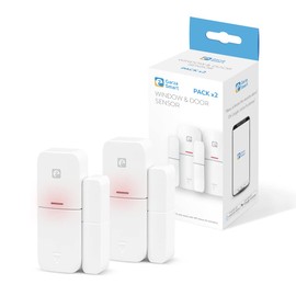 Garza Smart - Pack of 2 Sensors for Opening Doors and Windows, Requires Heron Alarm Kit, Remote Control via iOS/Android App