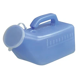 Aidapt Male Portable Urinal 1L Capacity Spill Resistant with Carry Handle