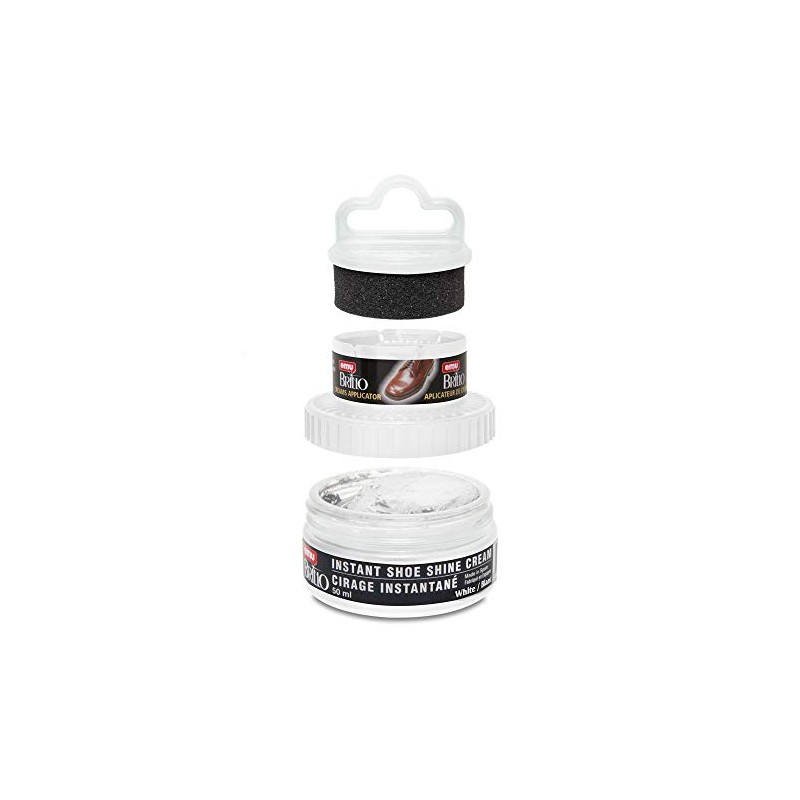 Moneysworth & Best Instant Shoe Shine Cream Kit, White, 50